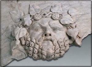 "Vell Sil" fragment de vas monumental amb decoraci bquica, S.II dC. (MNAT)